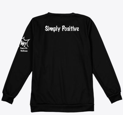 Simply Positive Crewneck X Babson Peers On Wellness